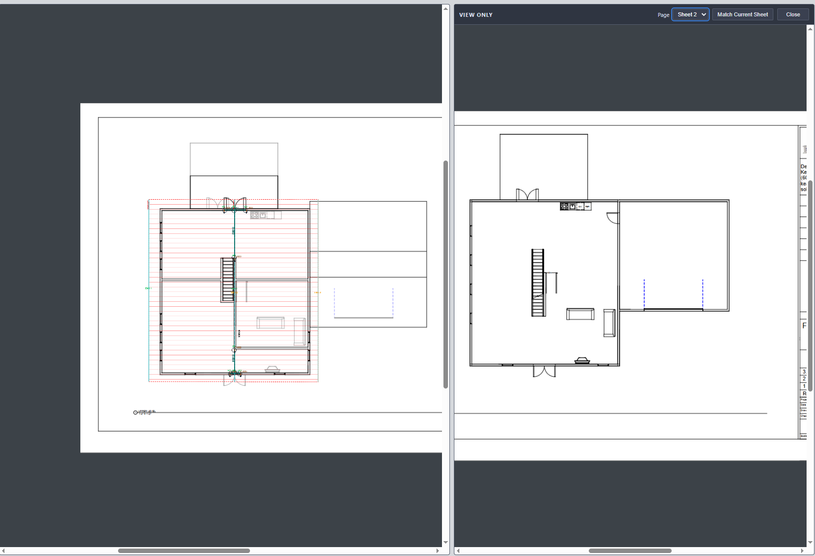 StruxDraft PDF overlay split view